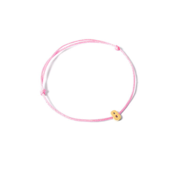 Gold bracelet number eightG