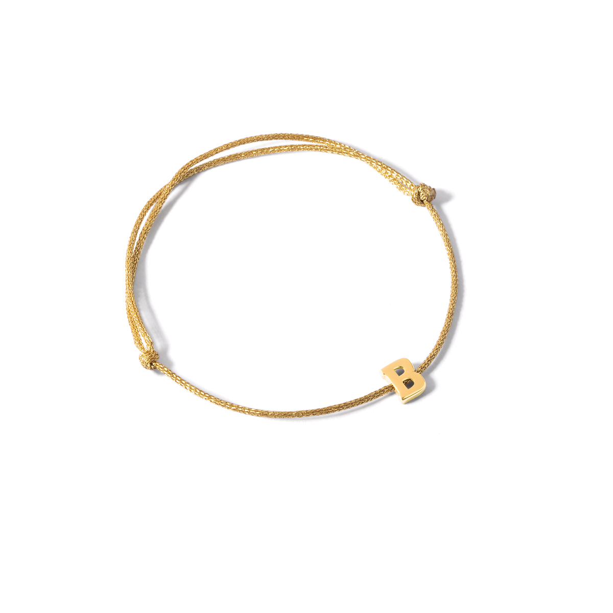 Gold letter B braceletG