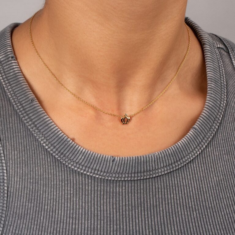 گردنبند طلا تاج سویل گالری طلا پرسته