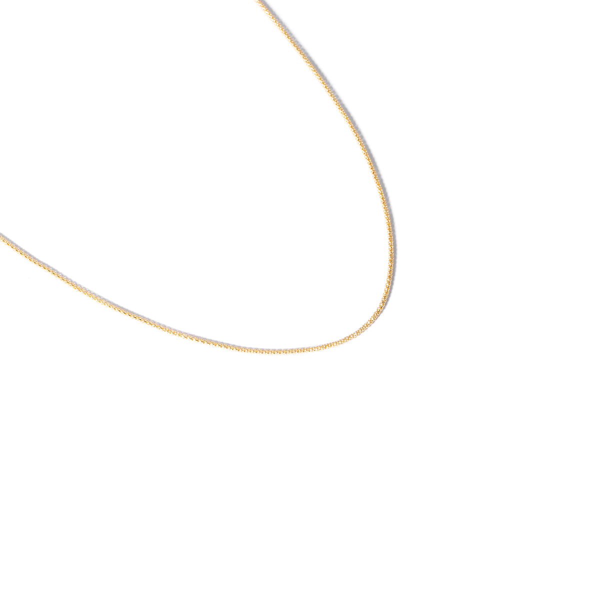 Delicate rope gold necklaceG