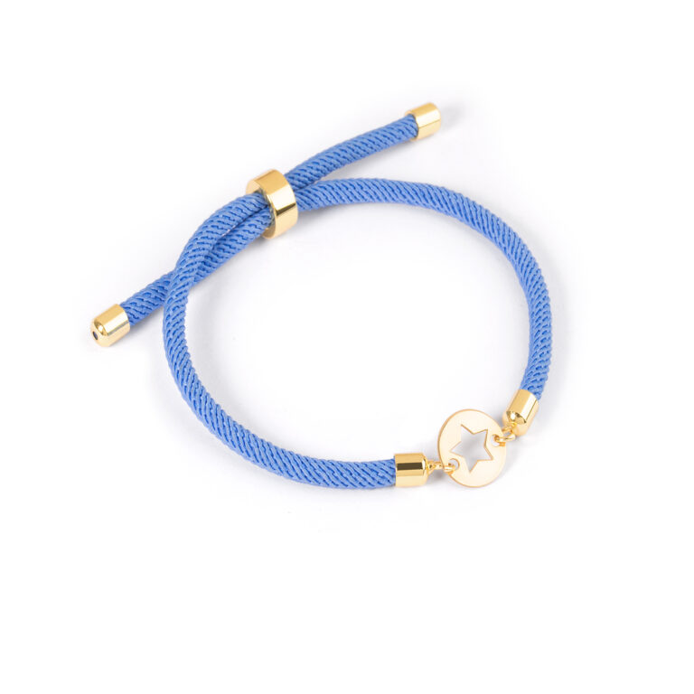 دستبند طلا بافت دایره ستاره گالری طلا پرسته