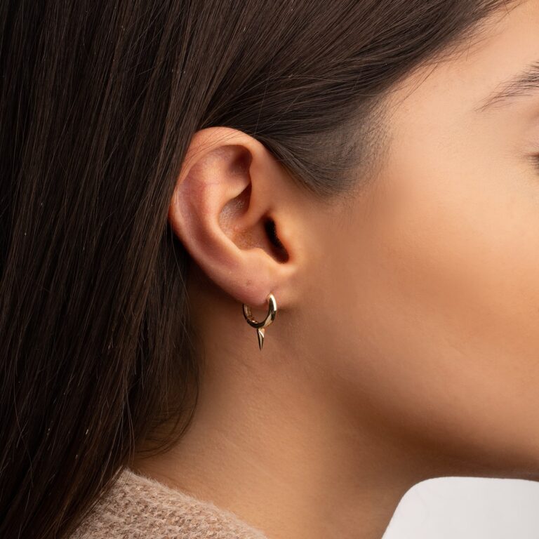 گوشواره طلا حلقه ای وندا گالری طلا پرسته