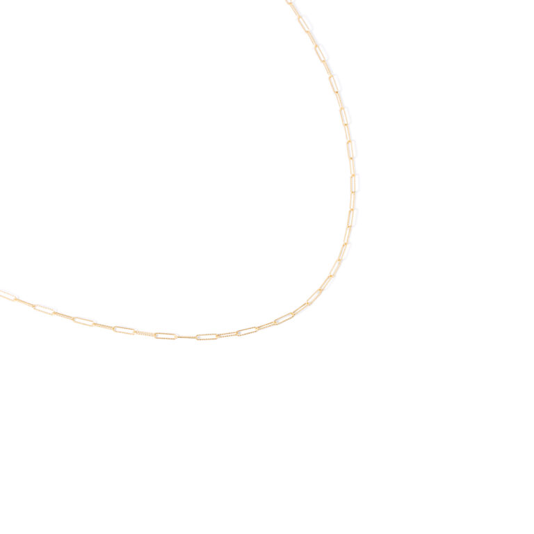 گردنبند طلا کادنا ظریف تراش دار گالری طلا پرسته