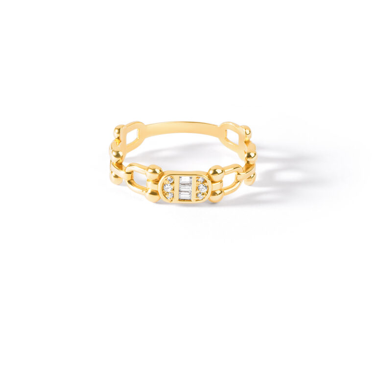 انگشتر طلا نگین دار تیفانی گالری طلا پرسته