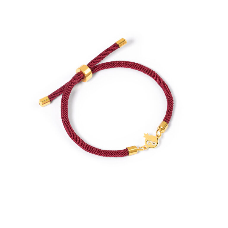 دستبند طلا بافت انار گالری طلا پرسته