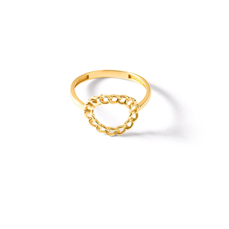 انگشتر طلا دایره کارتیه گالری طلا پرسته