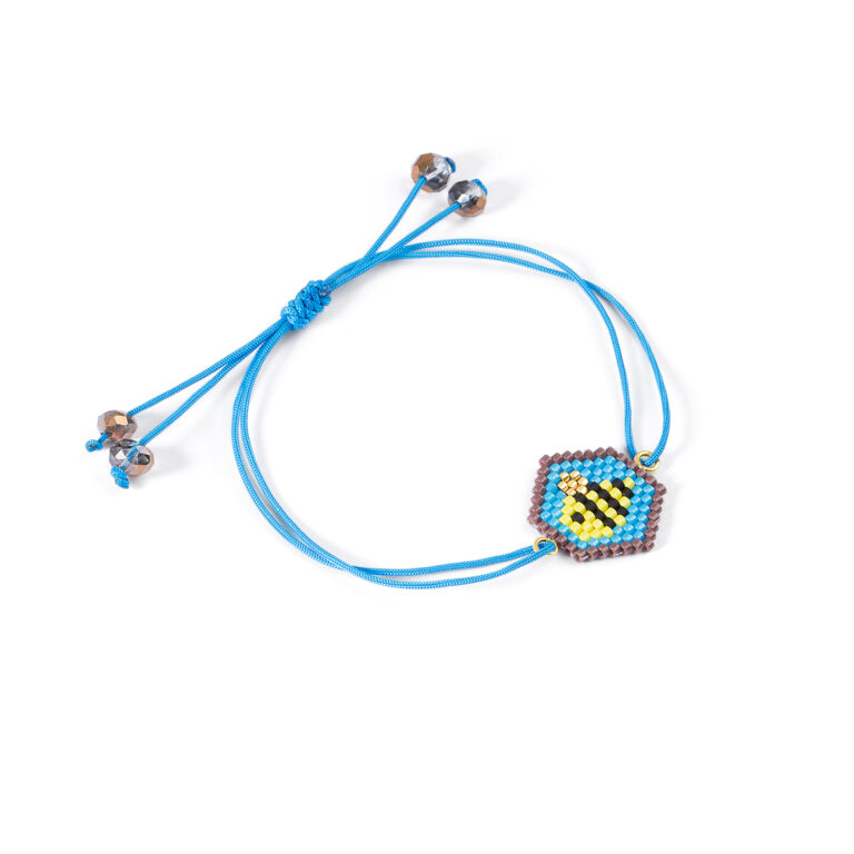 دستبند طلا بافت منجوقی زنبور گالری طلا پرسته