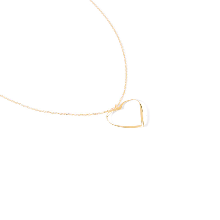 گردنبند طلا قلب گالری طلا پرسته