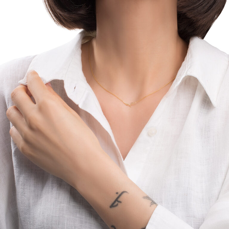 گردنبند طلا حب گالری طلا پرسته