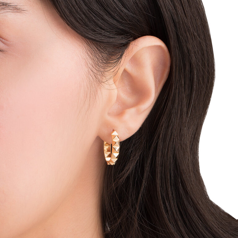 گوشواره طلا حلقه ای دُریانا گالری طلا پرسته