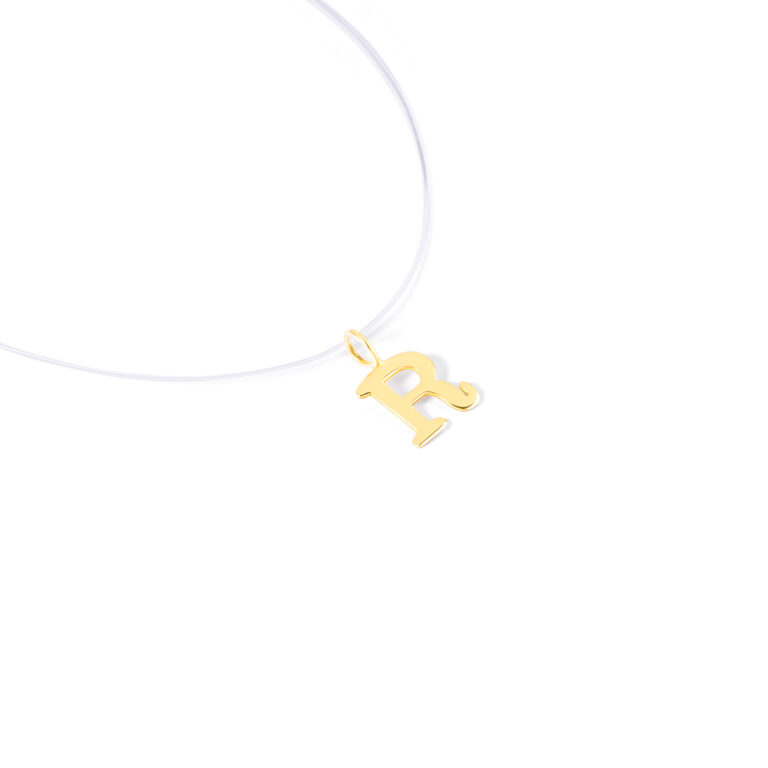 گردنبند طلا حرف R گالری طلا پرسته