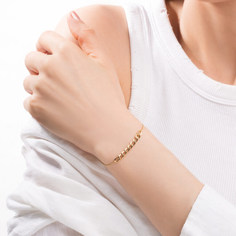 دستبند طلا زنجیری کارتیه گالری طلا پرسته