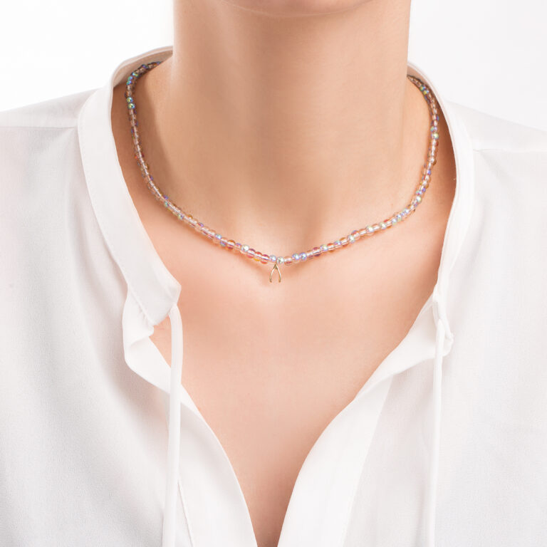 گردنبند طلا سنگی جناق گالری طلا پرسته