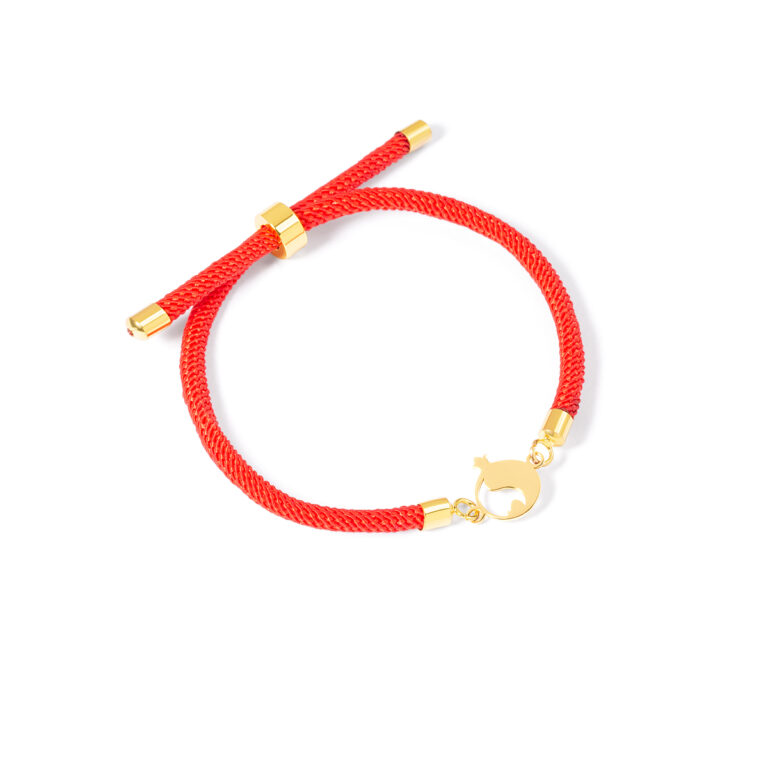 دستبند طلا بافت انار گالری طلا پرسته