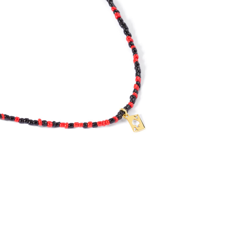 گردنبند طلا سنگی پیک گالری طلا پرسته