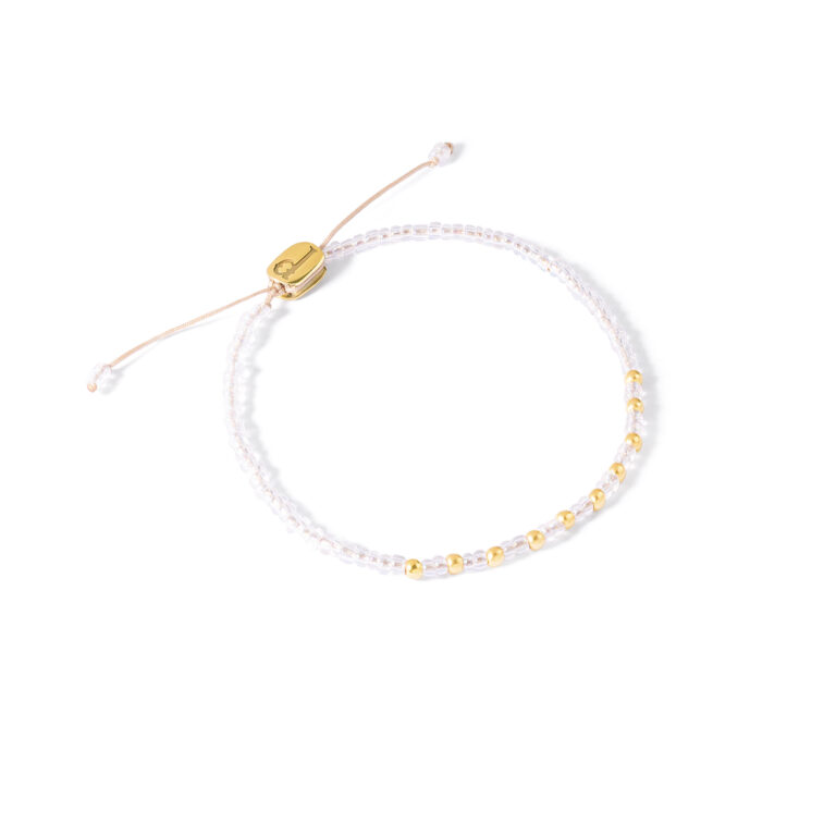 دستبند طلا سنگی ده گوی گالری طلا پرسته