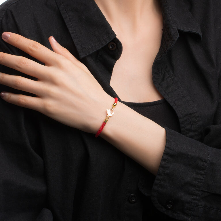 دستبند طلا بافت انار گالری طلا پرسته