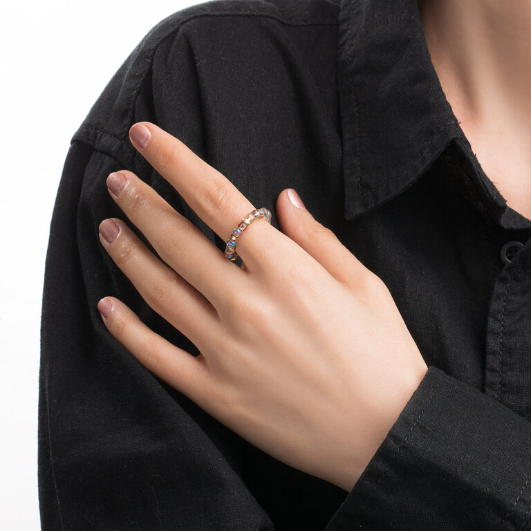 انگشتر طلا سنگی چهار مهره گالری طلا پرسته