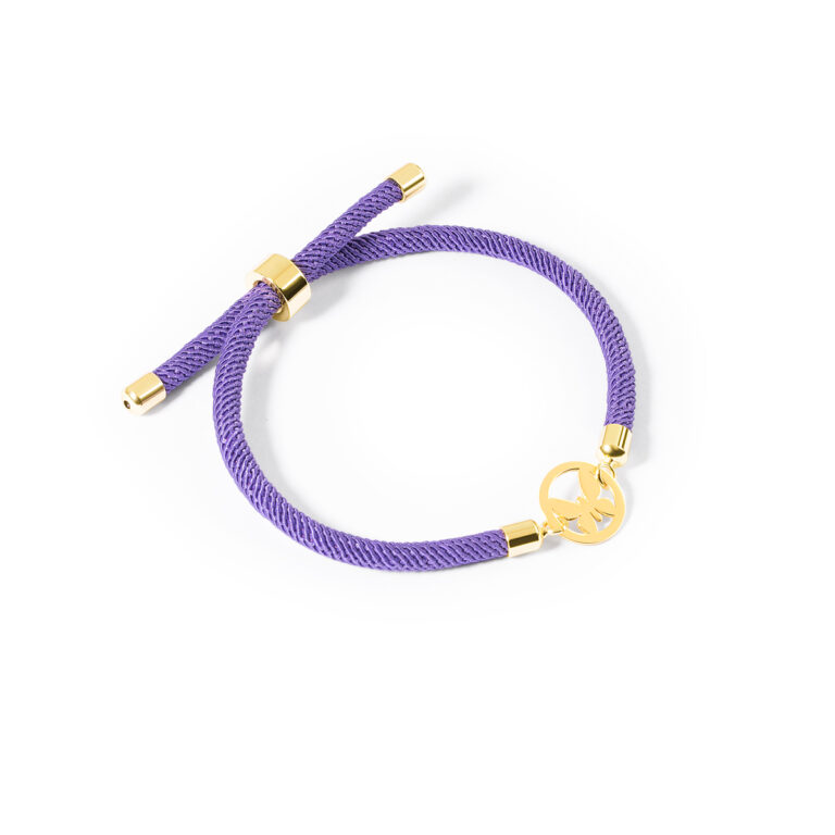 دستبند طلا بافت پروانه گالری طلا پرسته