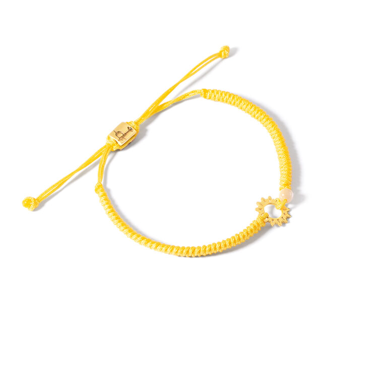 دستبند طلا بافت خورشید گالری طلا پرسته