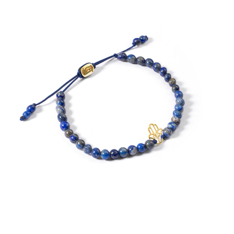 دستبند طلا سنگی دست همسا گالری طلا پرسته