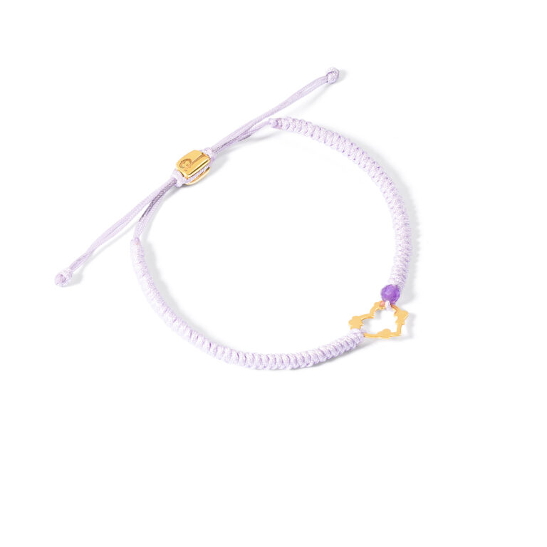 دستبند طلا بافت قلب گالری طلا پرسته