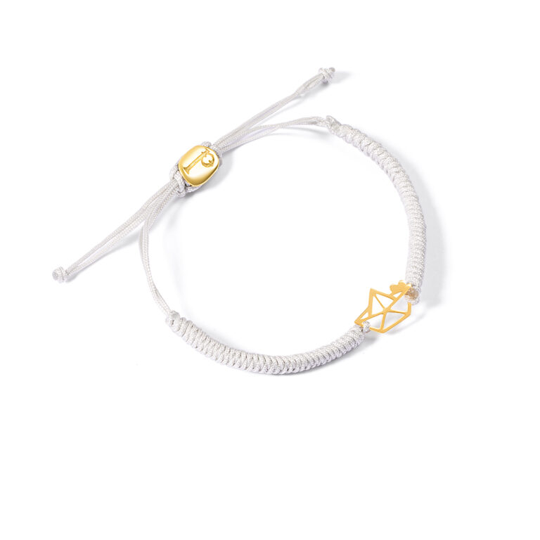 دستبند طلا بافت قایق گالری طلا پرسته