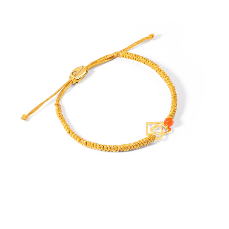 دستبند طلا بافت خانه عشق گالری طلا پرسته