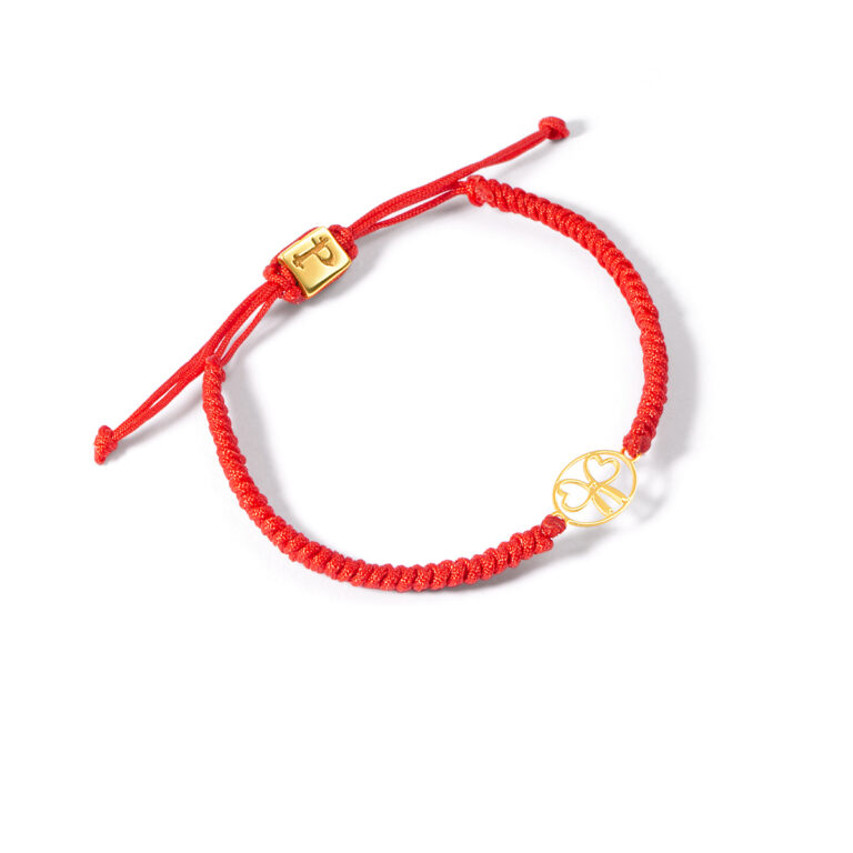 دستبند طلا بافت پاپیون گالری طلا پرسته