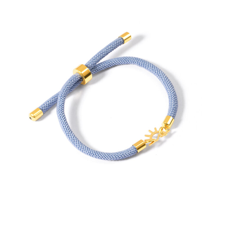 دستبند طلا بافت غروب ساحل گالری طلا پرسته