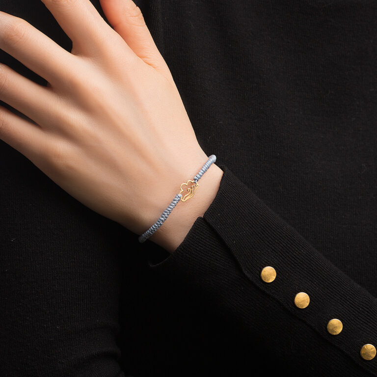 دستبند طلا بافت ابر و باد گالری طلا پرسته