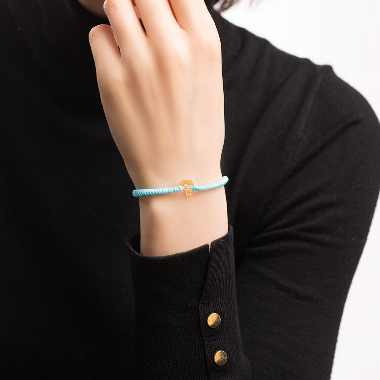 دستبند طلا بافت پسرک گالری طلا پرسته