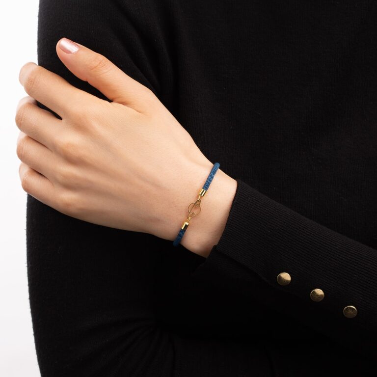 دستبند طلا بافت گلکسی گالری طلا پرسته