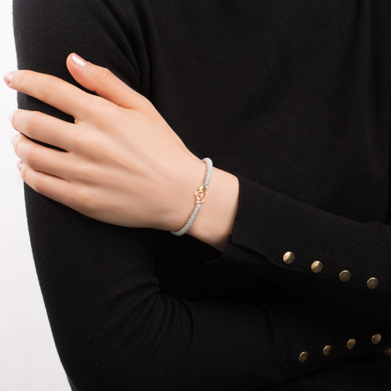 دستبند طلا بافت قایق گالری طلا پرسته