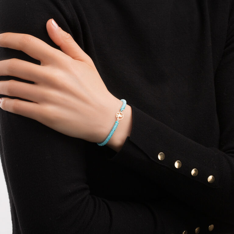 دستبند طلا بافت فرشته گالری طلا پرسته