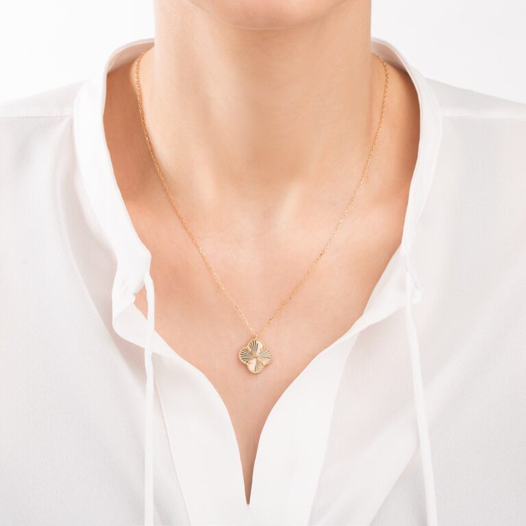 گردنبند طلا ونکلیف گالری طلا پرسته