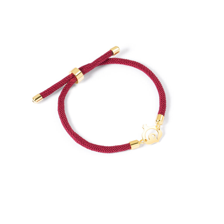 دستبند طلا بافت انار گالری طلا پرسته