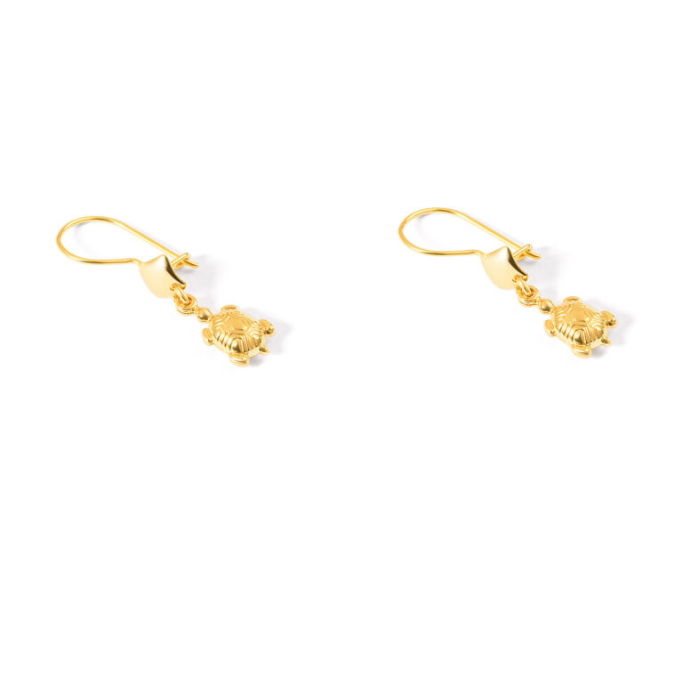 گوشواره طلا عصایی لاک پشت گالری طلا پرسته