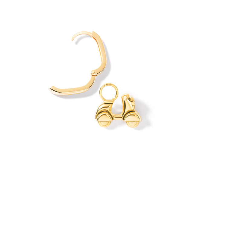 گوشواره طلا تک لنگه موتور پیوند گالری طلا پرسته