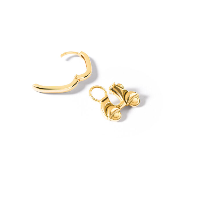 گوشواره طلا تک لنگه موتور پیوند گالری طلا پرسته