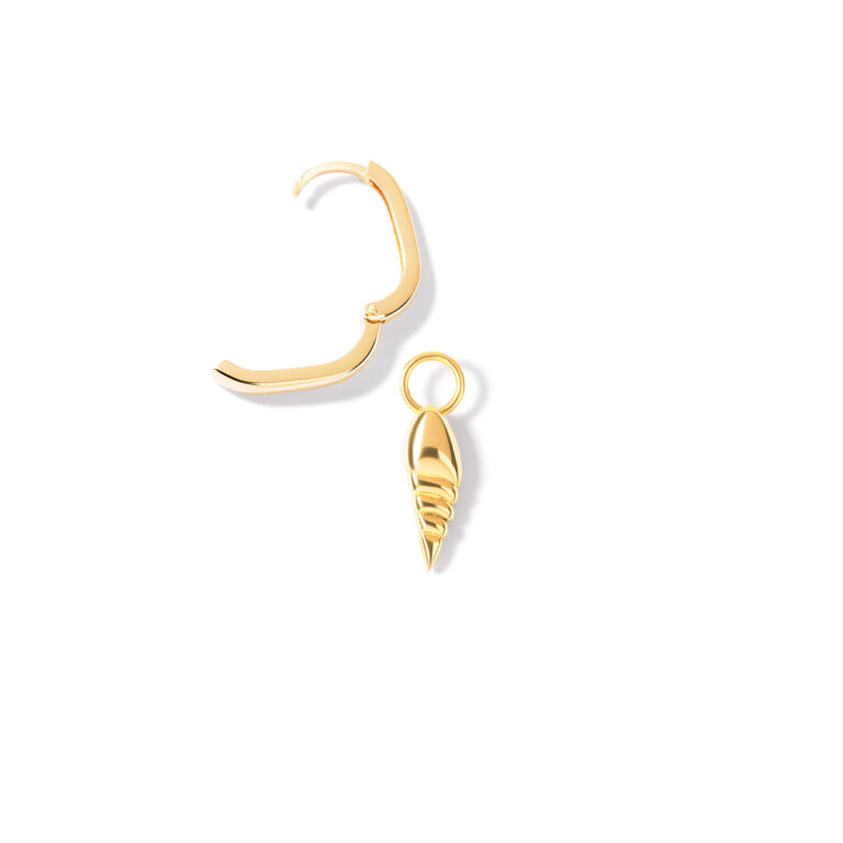 گوشواره طلا تک لنگه گوشفیل پیوند گالری طلا پرسته