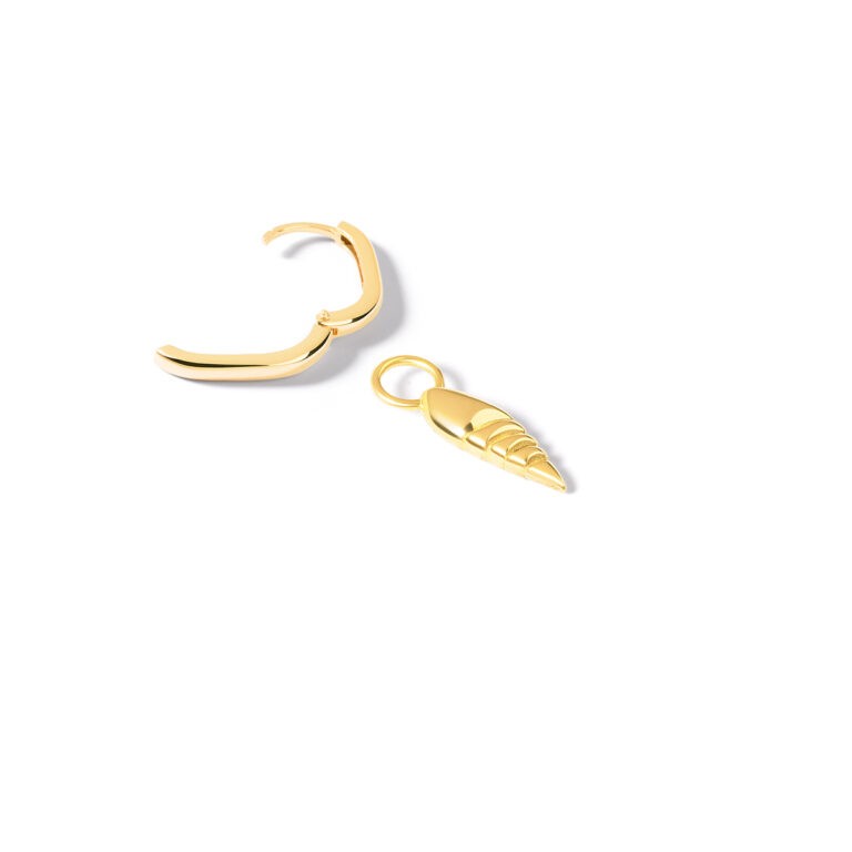 گوشواره طلا تک لنگه گوشفیل پیوند گالری طلا پرسته