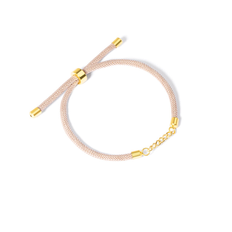 دستبند طلا بافت کارتیه خاکی گالری طلا پرسته