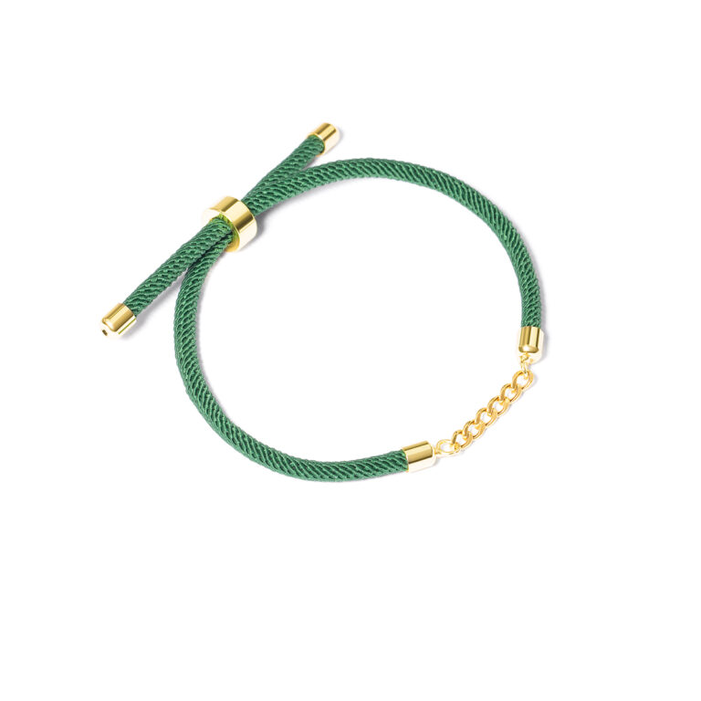 دستبند طلا بافت کارتیه سبز گالری طلا پرسته