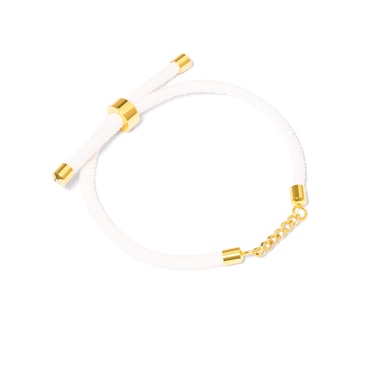 دستبند طلا بافت کارتیه سفید گالری طلا پرسته