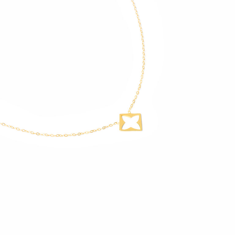 گردنبند طلا گل لوران گالری طلا پرسته