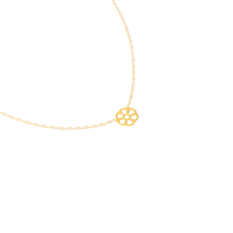 گردنبند طلا گل گالری طلا پرسته