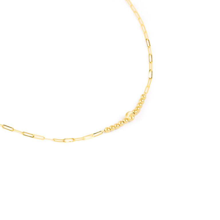 گردنبند طلا کادنا یازده گوی گالری طلا پرسته