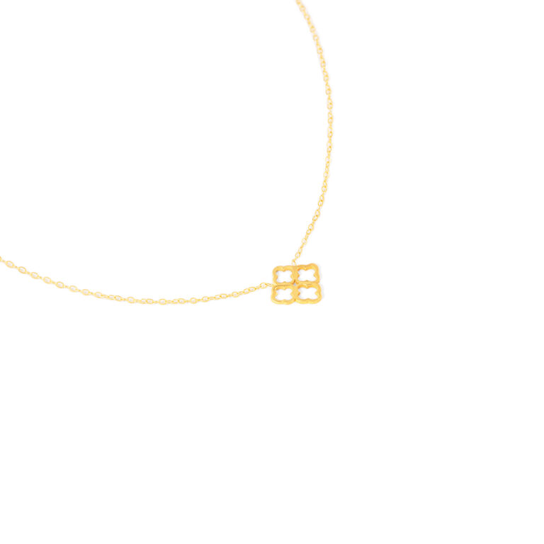 گردنبند طلا لوزی ونکلیف بزرگ گالری طلا پرسته