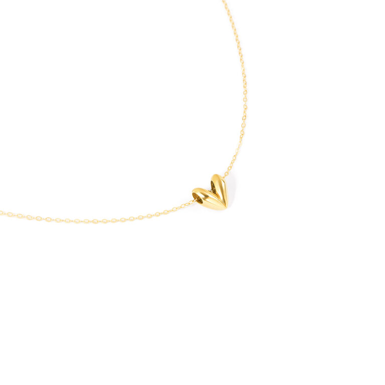 گردنبند طلا قلب بادکنکی گالری طلا پرسته